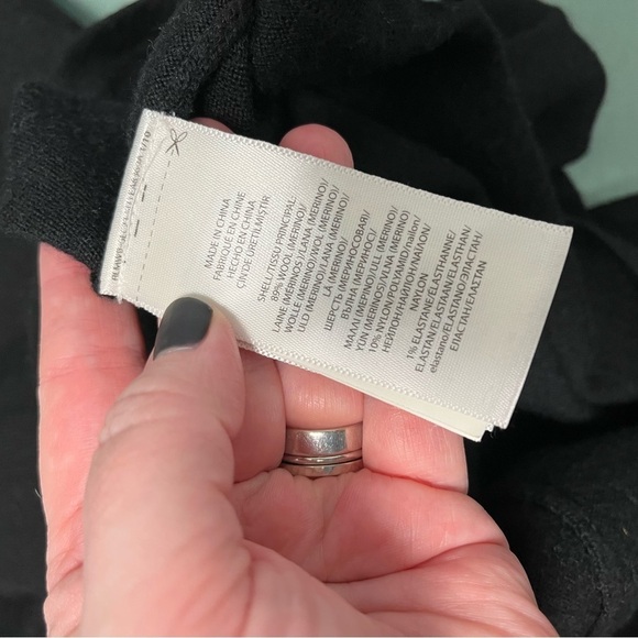 Polo Ralph Lauren Black Merino Wool Knit Dress - Picture 5 of 7